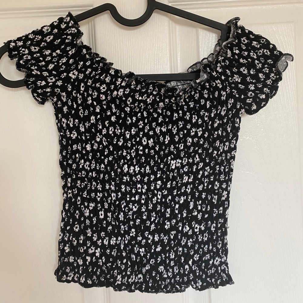 Off the shoulder Floral top